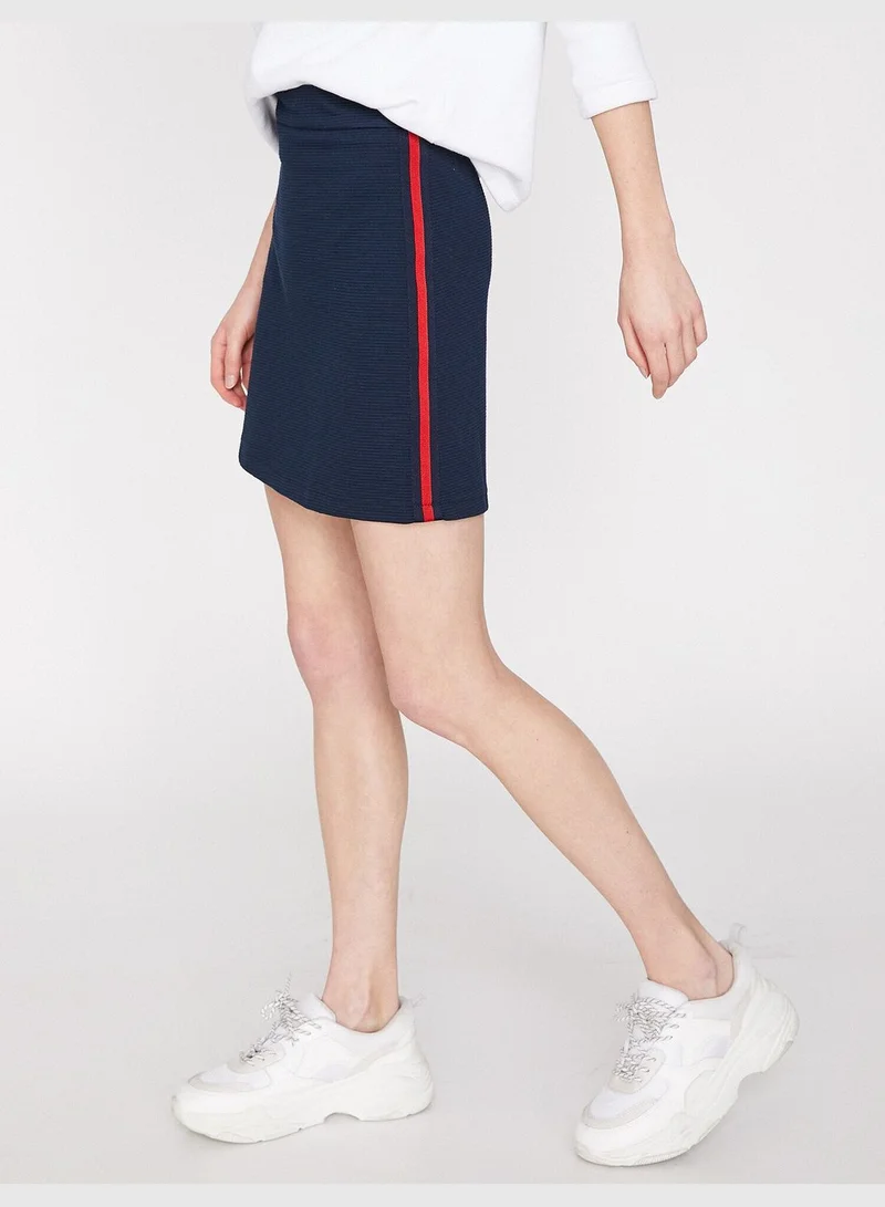 KOTON Banded Detailed Skirt