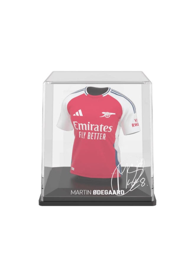 Splink Arsenal Martin Odegaard Home Jersey Display Case, Official Licensed Collectible, 2024/25 - Image 1