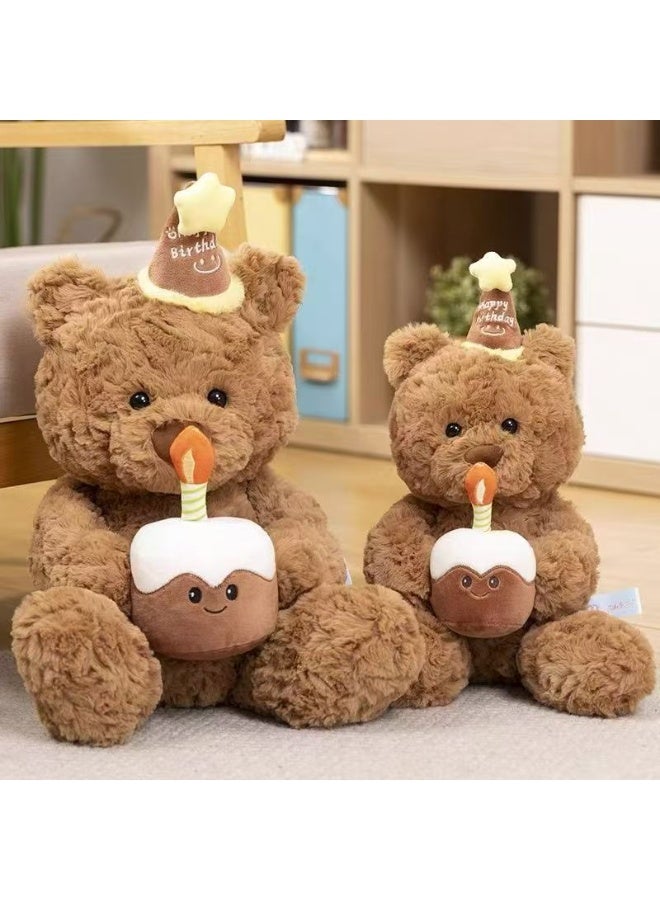تشيندا تيدي القطيفة, لطيف عيد ميلاد سعيد دمى الدببة, دمى الدببة للمناسبات الخاصة, الدببة البنية الصغيرة لطيف للفتيات, الأولاد, الأطفال, الحفلات, أعياد الميلاد - Image 2