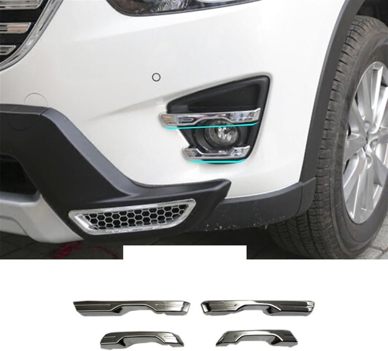 QASULER Fog Light Lamp Bezel for Mazda CX-5 - Image 4