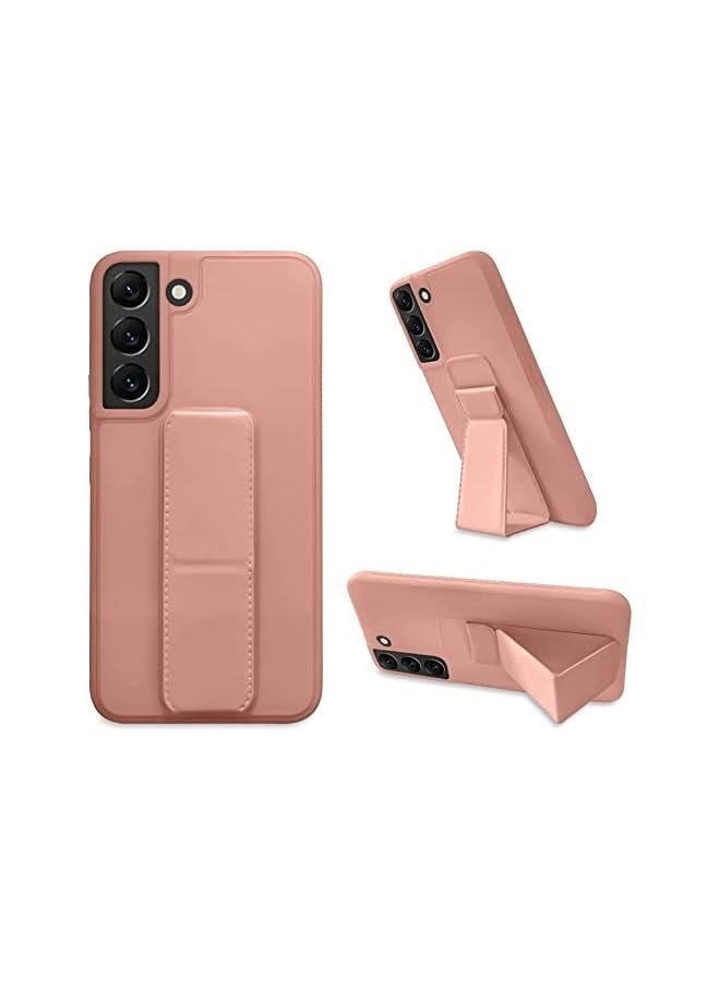erorex Samsung Galaxy S24 Case Cover Magnetic Car Mount Kickstand & Holder, Premium Silicone Vertical & Horizontal Hand Strap and Grip with Multi Stand for Galaxy S24  - Image 1