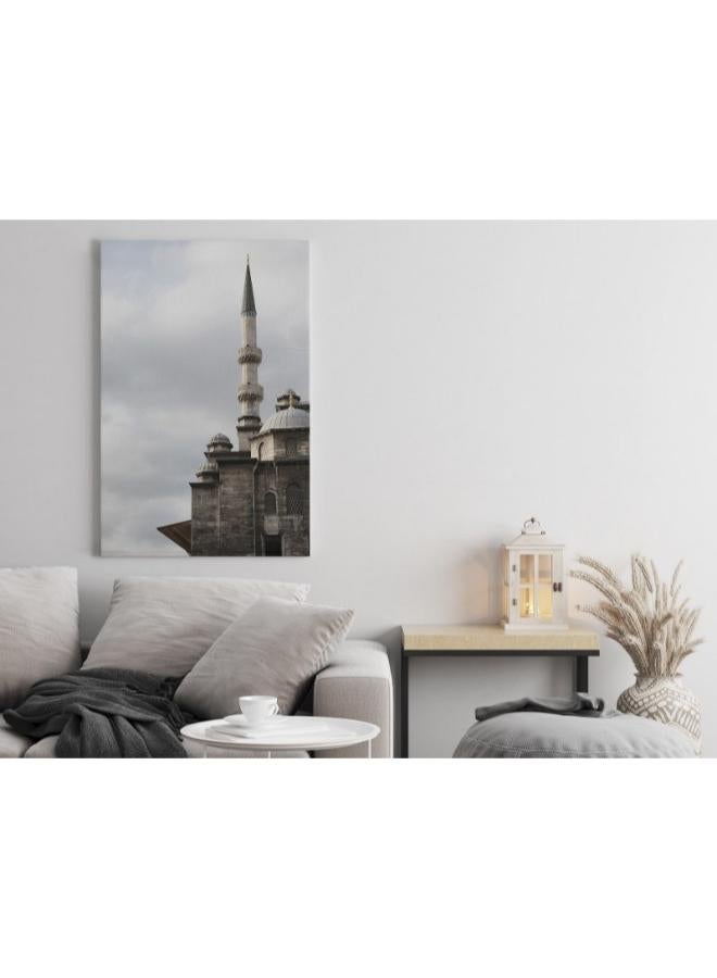 هوم جاليري لوحة فنية جدارية على شكل برج مع لوحة سحابة مطبوعة - Image 2