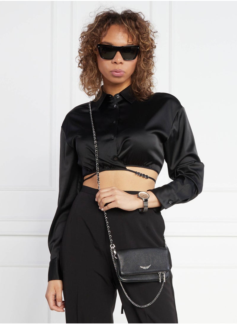 ZADIG & VOLTAIRE - Leather messenger bag - Image 1