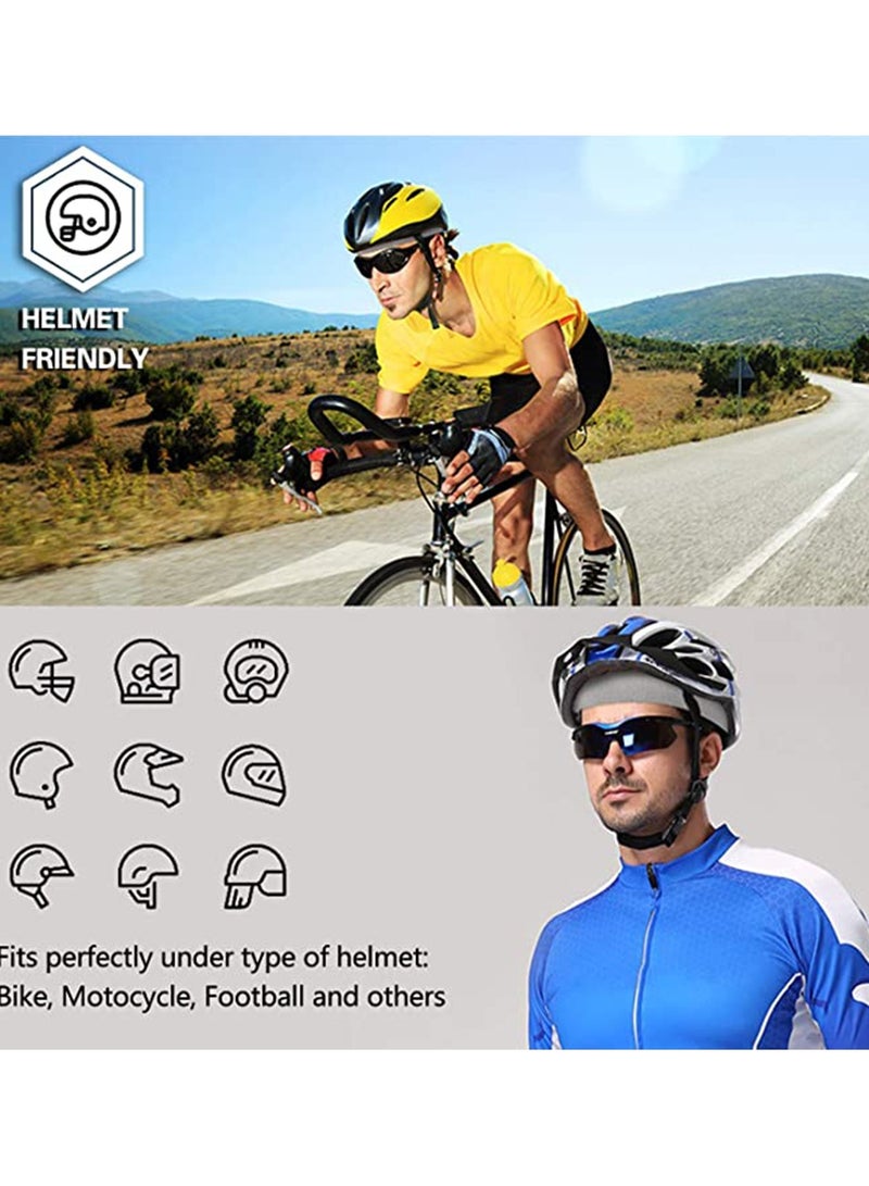 إسكدنيا عصابة رأس للرجال والنساء، عصابة رأس رياضية للرجال، عصابة رأس رياضية للجري وركوب الدراجات واليوجا وكرة السلة وتمارين رياضية قابلة للتمدد وممتصة للرطوبة للجنسين - Image 4