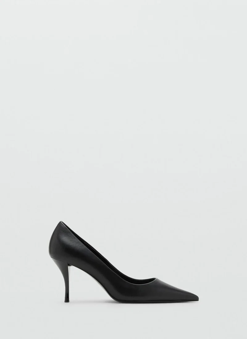 MANGO Heel leather shoes