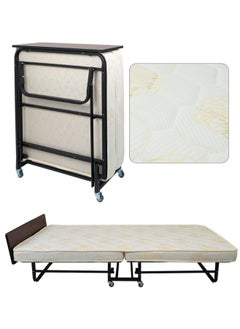 Meishida Folding Bed Guest Bed Office Nap Bed with Memory Foam Mattress for adults and kids  - Image 1