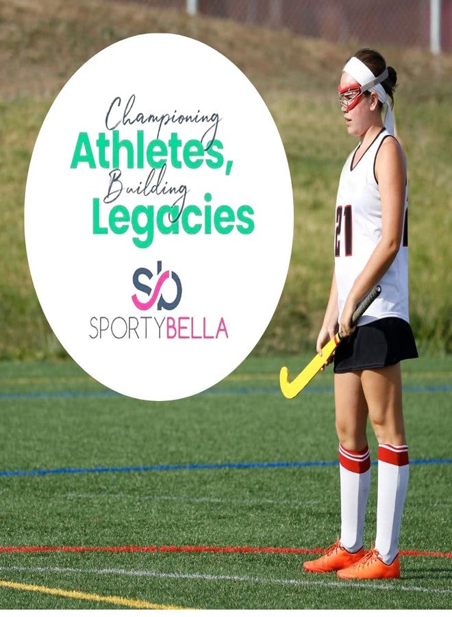 Infinity Collection Field Hockey Hair Ties, Multi-Colored Hair Accessories for Girls, No Crease Hair Elastics with Field Hockey Stick Design, Ponytail Holders for Girls (8 pcs) - by SPORTYBELLA - Image 5