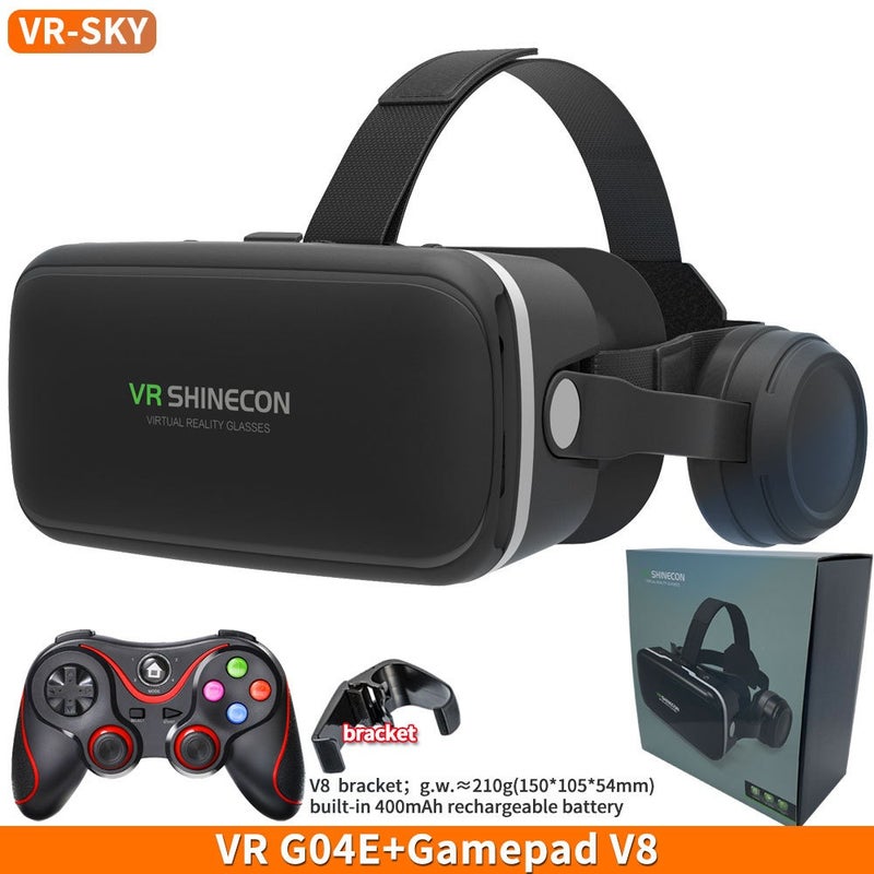 G04E All-in-One VR Glasses with Headset for Gaming