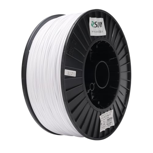 eSUN PLA+ Filament 1.75mm, Enhanced Toughness 3D Printer Filament PLA Plus, Dimensional Accuracy +/- 0.03mm, 3KG Spool (6.6 LBS) 3D Printing Filament for 3D Printers, Cold White - Image 1