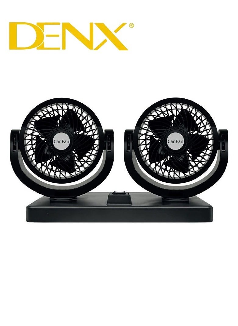 Denx A Car Fan With A Strong Performance That Guarantees The Distribution Of Air In Two Directions  - Image 1