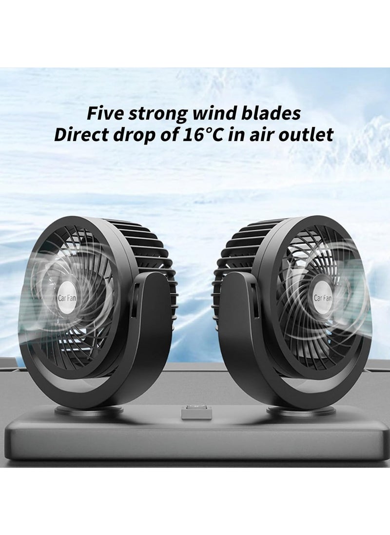 Denx A Car Fan With A Strong Performance That Guarantees The Distribution Of Air In Two Directions  - Image 5