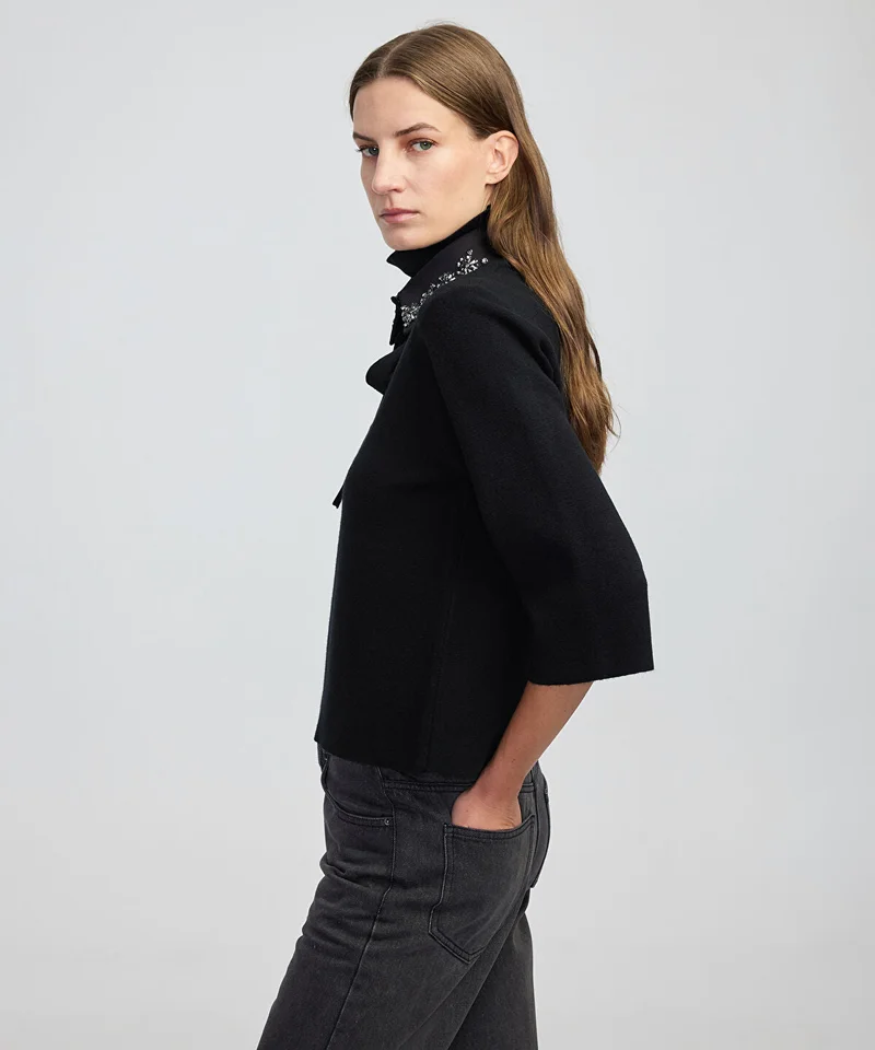 Ipekyol  Removable Collar Knit Top for Women | Best Price UAE