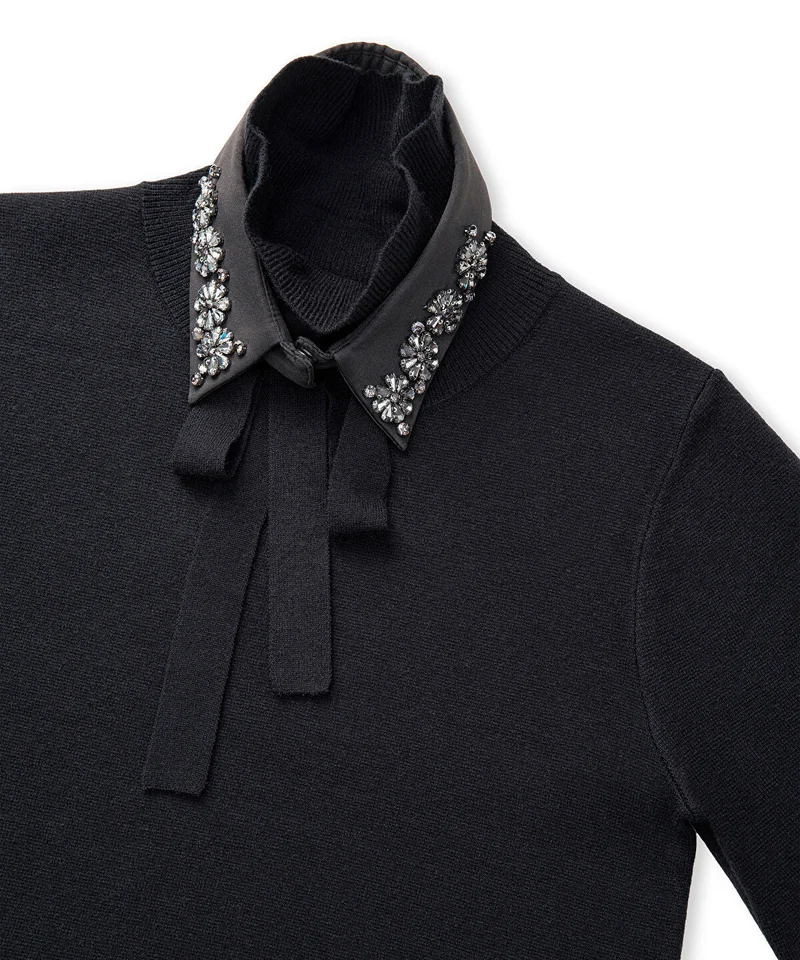 Ipekyol  Removable Collar Knit Top for Women | Best Price UAE