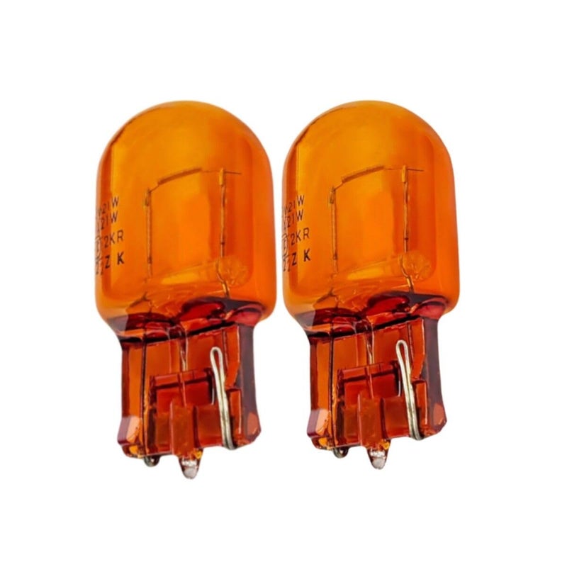 Piumeif Pair 2 T20 7440 WY21W Turn Signal Light Bulb 12V 21W fit for 06 Accord CRV RAV4 REIZ Camry Corolla 2000 lexus es300es330 2010 Subaru BMW E46 Amber Bulbs