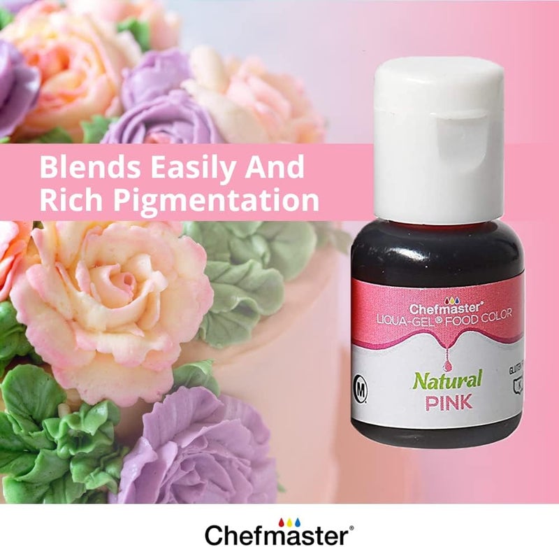 Chefmaster طقم تلوين الطعام السائل الطبيعي من شيف ماستر - عبوة 4 قطع بمكونات نباتية - Image 4