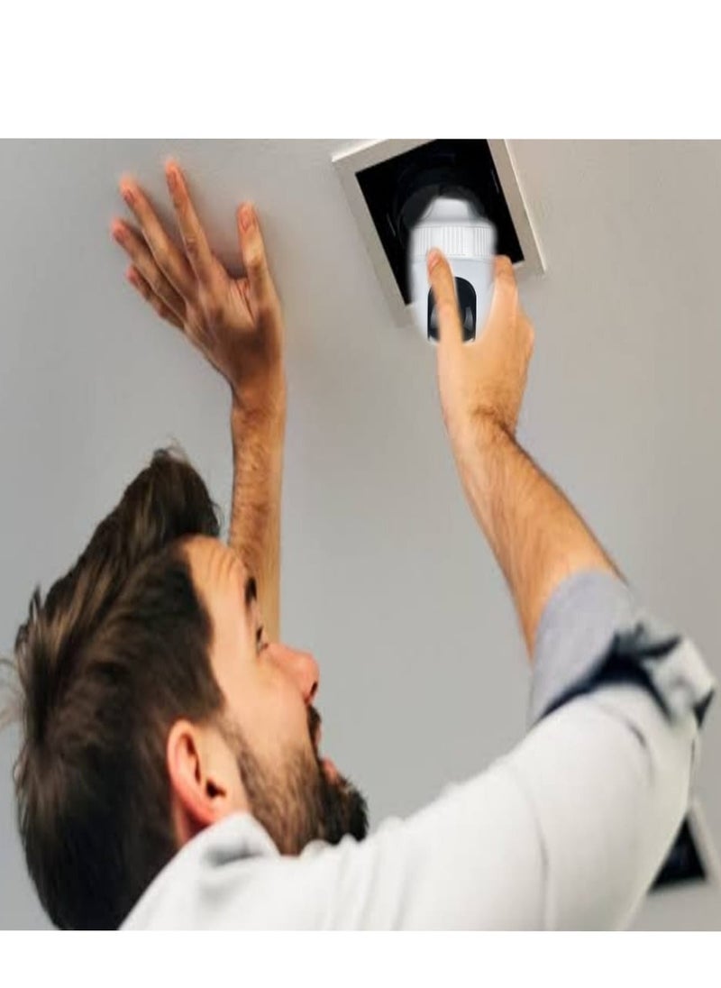 tapo - Bulb surveillance camera with wifi start + 64 GB memory card, has smart tracking, has a theft alarm, listens and speaks from the camera, 1080p, follows your mobile phone, easy to install. - Image 1