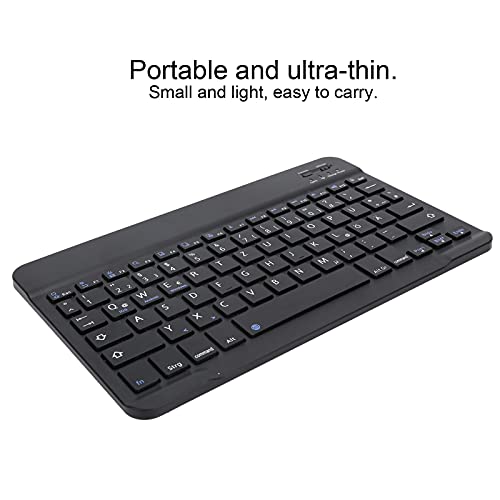 PUSOKEI German Keyboard 10Inch Keyboard German Layout USB Computer Keyboard for Laptops, PC(Black) - Image 2
