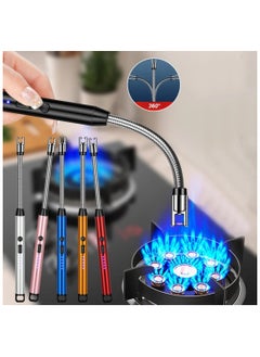 LDQ Arc Lighter, Flameless Electronic Lighter With Led Battery Indicator, Rechargeable Usb Lighter Wind & Weatherproof Lighter For Kitchen, Barbecue, Candles, Fireworks, Gas Stove, Black  - Image 5