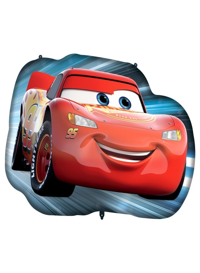 بروكوس - بالون رقائق معدنية كبير الحجم برسومات سيارات ديزني، بالون لملء الهواء أو الهيليوم، هدية، ديكور