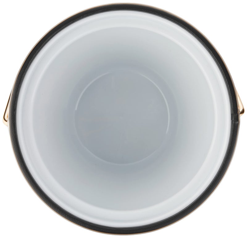 Kraftware Mylar Ice Bucket Polished Brass Color with Metal Lid, Double Wall Construction, Made in U.S.A. - Image 3