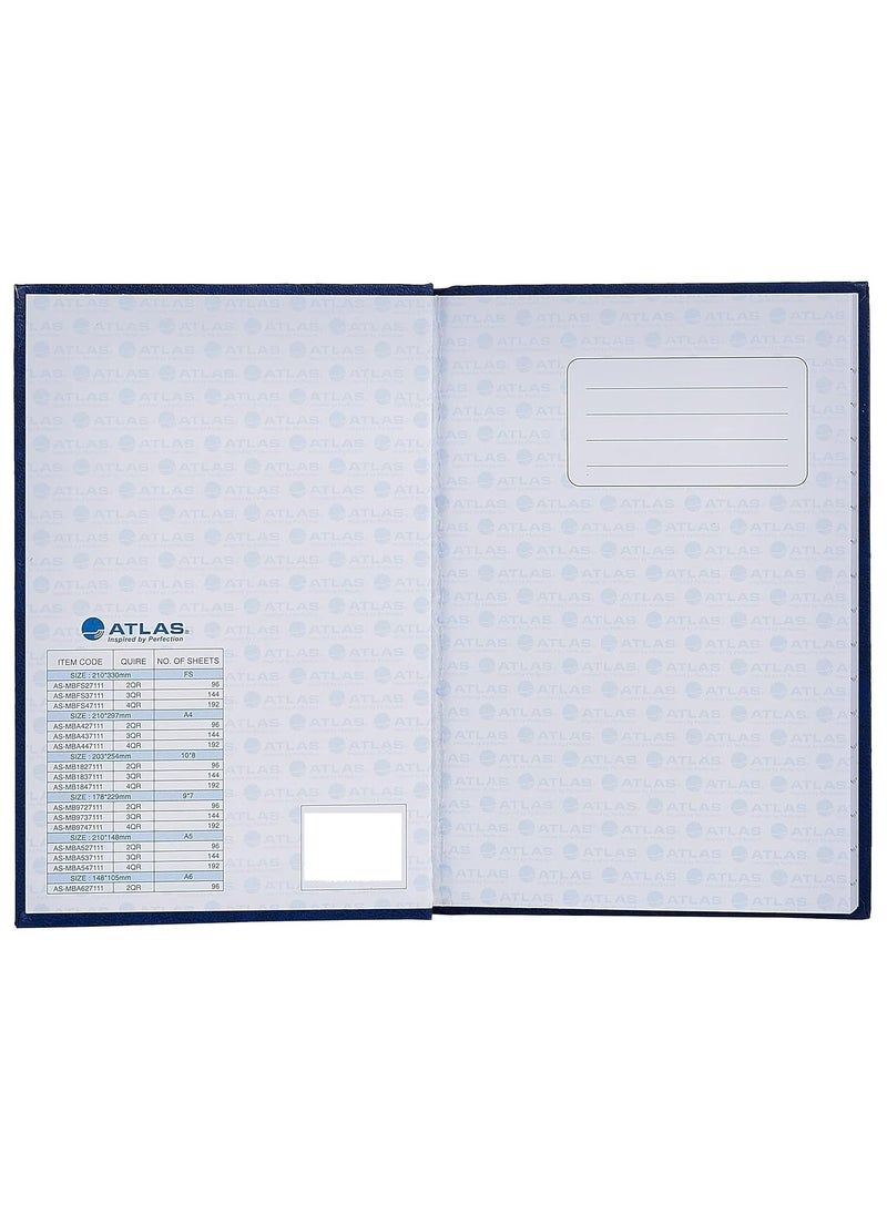 ATLAS A5 Size Manuscript Lined Register Book 144 Pages  - Image 3