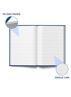 ATLAS A5 Size Manuscript Lined Register Book 144 Pages  - Image 4