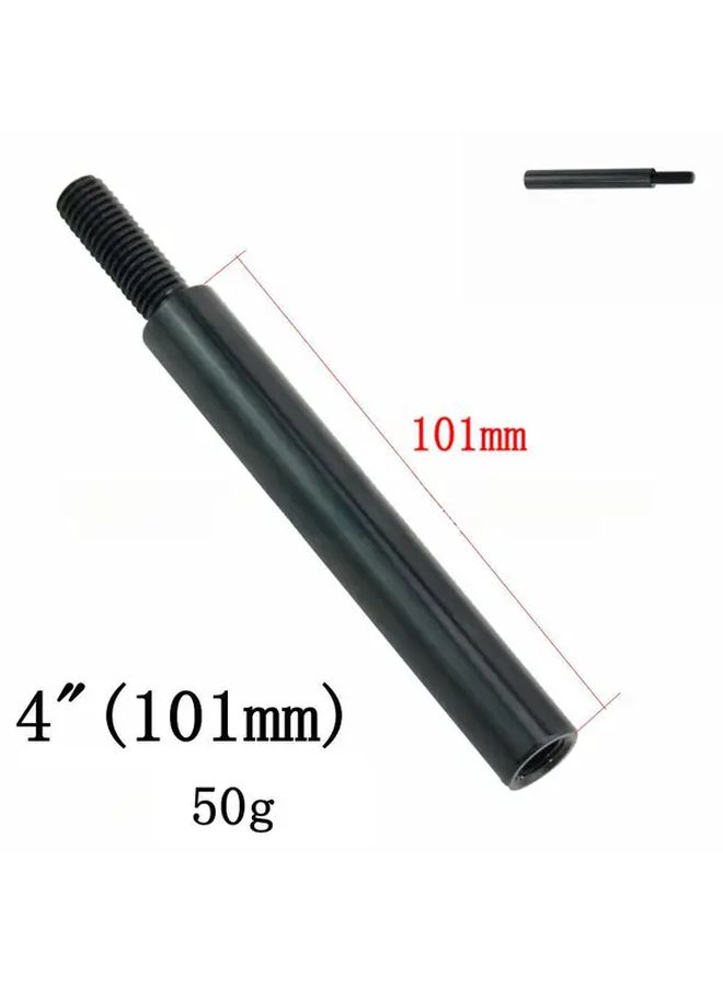 Black 3 Inch M10X1 25 Car Gear Shift Lever Extension Rod Adjustable Anti Slip Grip - Image 5