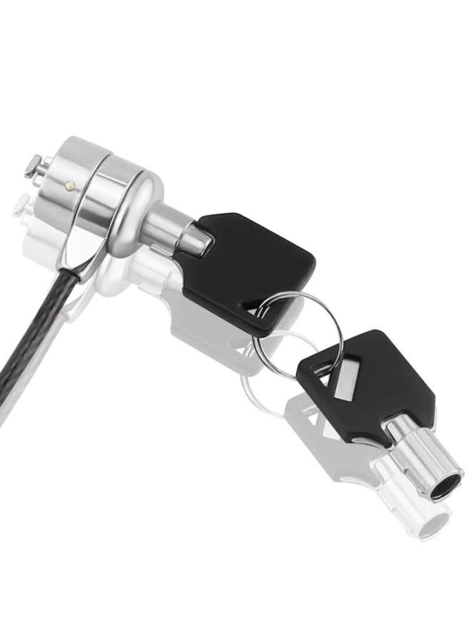 Linkstone Laptop Lock Security Anti-theft Key Lock Standard Keyhole Compatible With Lenovo Asus Thinkpad Hasee Msi Acer Mechanical Revolution Universal Lock 2.2m - Image 4