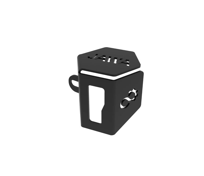 Auto Infinity Rear Reservoir Guard Compatible with Jawa Bobber (Black, Pack of 1) - Image 4