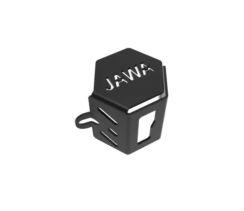 Auto Infinity Rear Reservoir Guard Compatible with Jawa Bobber (Black, Pack of 1) - Image 3