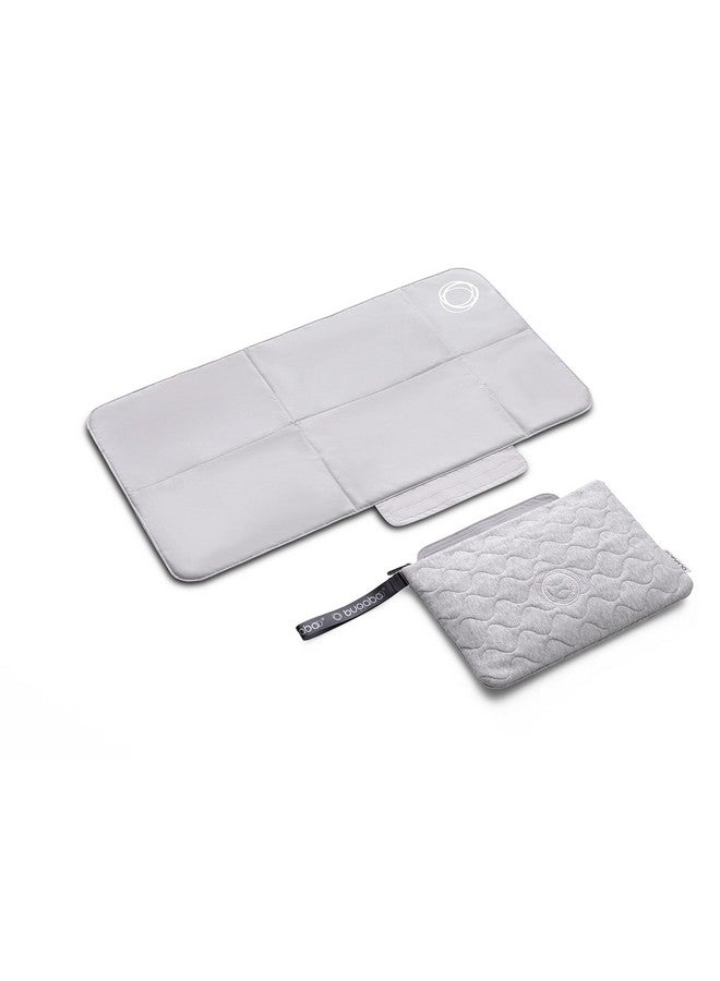 Bugaboo Changing Clutch - Including Removable Changing Mat Compact Size Diaper Organizer Universal Light Grey Mélange - Image 3