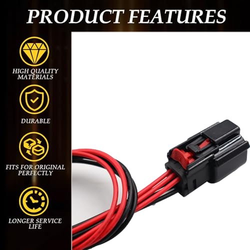 LIZAPUS 6-Pin Tail Lamp Tail Light Connector Pigtail Compatible with Dodge Challenger 2015-2023 68419751AB Pigtail Plug Wiring Harness - Image 4