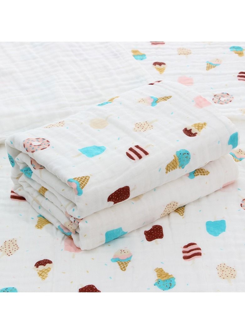 منشفة استحمام مطبوعة برسوم كرتونية من القطن الخالص