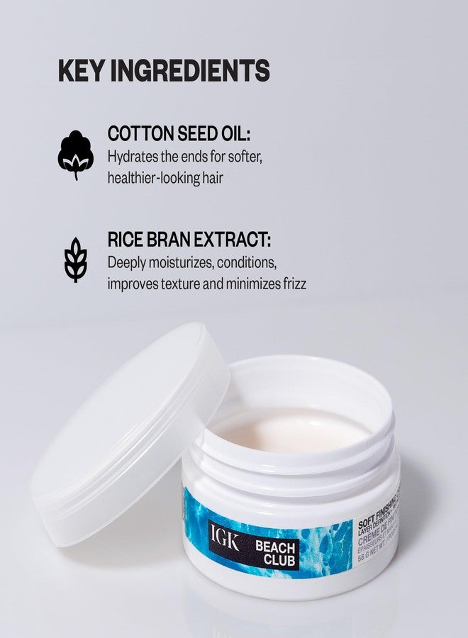 IGK Beach Club Soft Styling Paste+Buildable texture+Light Hold 56 g / 2 oz - Image 3