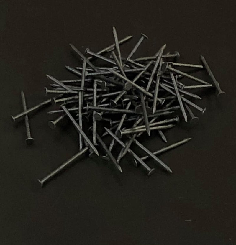 EAGLE 1 Smooth Shank 304 Painted Stainless Steel Aluminum Fascia Cover and Siding Nails -1lb Boxes, 1.25 inch, about 600 nails per box (1LB BLACK) - Image 2