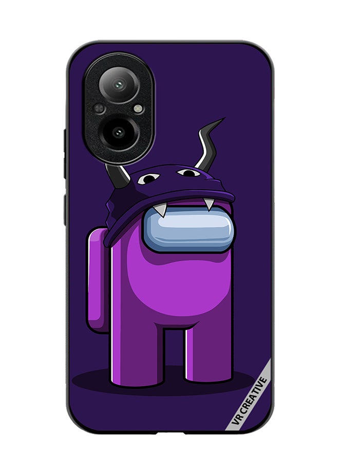 VR CREATIVE Protective Case Cover For Realme C67 4G Popular Game Among Us In Halloween Design Multicolour - Image 1