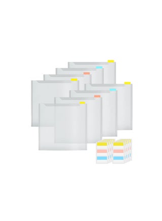 Scrapbook Paper Storage Organizer, with 30 Pieces Large Sticky Index Tabs, Horizontal Transparent File Bag, for Holding 12 X Inch Paper, Vinyl and Cardstock, Photos(8 ) - pzsku/Z4B9C4E30850E806F221BZ/45/_/1701091473/8f4a2594-505c-4e42-94b9-332e7ed7cbc6