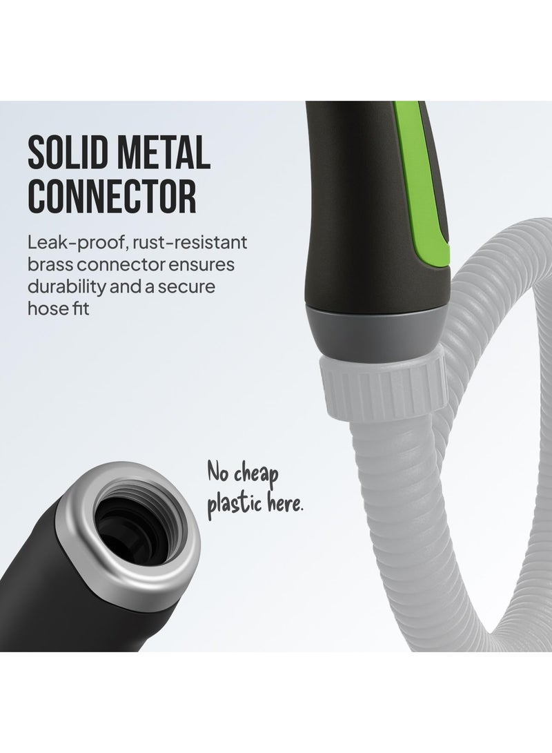 general Garden Hose Nozzle – 8-Pattern Hose Sprayer with Thumb Control – Watering Tool for Garden, Car Wash, Lawn Care & Pet Shower - Image 4