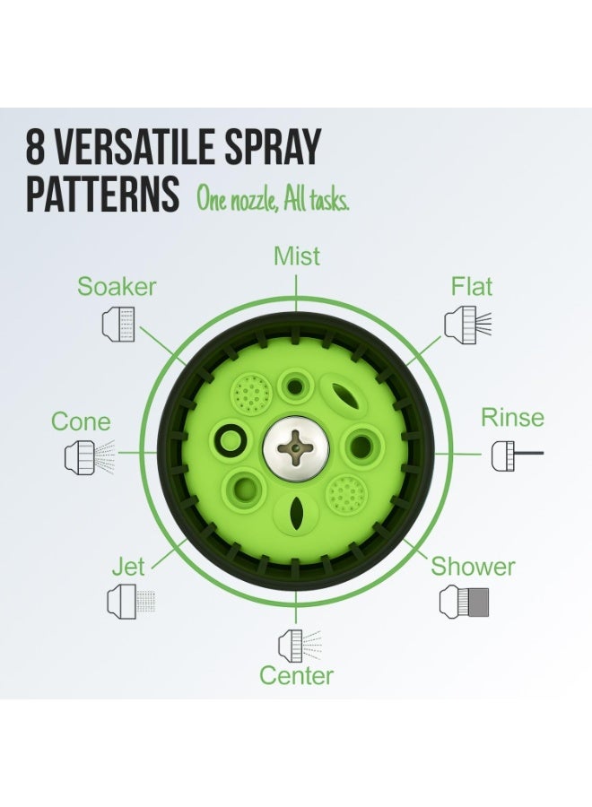 general Garden Hose Nozzle – 8-Pattern Hose Sprayer with Thumb Control – Watering Tool for Garden, Car Wash, Lawn Care & Pet Shower - Image 3