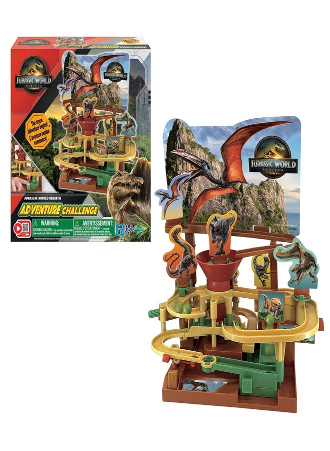 Epoch Games Jurassic World Adventure Challenge, Tabletop Skill and Action Game, Ages 4+ - Image 1