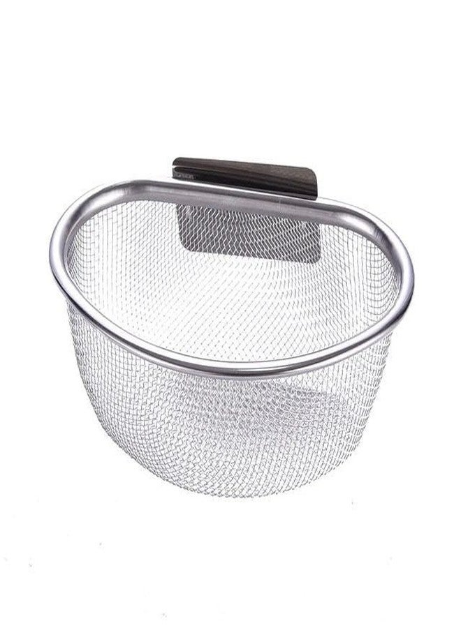 VEECHA ENTERPRISE Stainless Steel Sink Basket | Detachable Mesh Strainer for Kitchen, Fruits & Vegetables Washing, Draining & Storage | Rustproof & Durable Kitchen Organizer