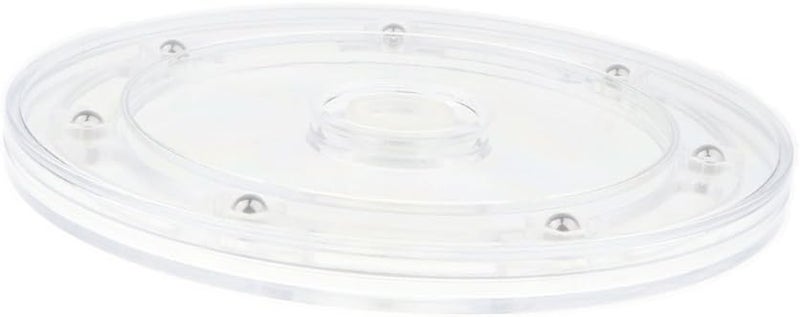 klarako Acrylic Turntable Rotary Jewelry Display Disc Plate - 3''/4''/5''/5.5''/6'' - Clear, 6inch - Image 1