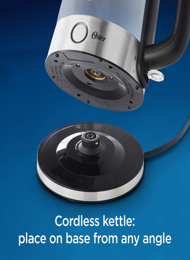 مستر كوفي غلاية مستر كوفي أوستر BVSTKT7098-000، سعة 1.7 لتر، شفافة/ستانلس ستيل. - Image 2