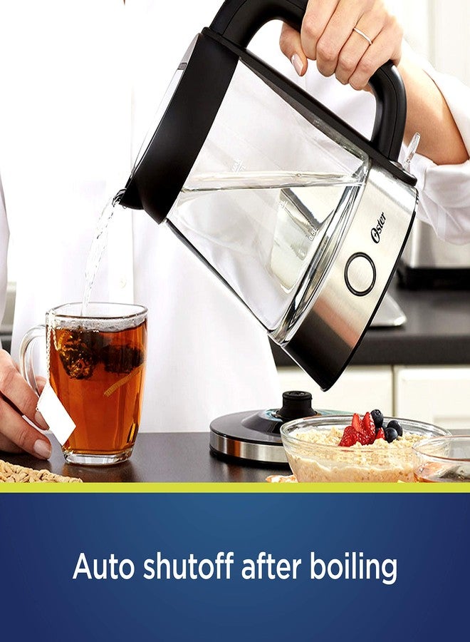 مستر كوفي غلاية مستر كوفي أوستر BVSTKT7098-000، سعة 1.7 لتر، شفافة/ستانلس ستيل. - Image 4