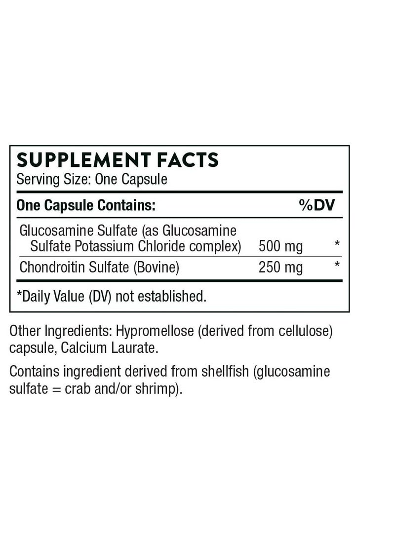 Thorne - Glucosamine And Chondroitin - Dietary Supplement 90 Capsules - Image 1
