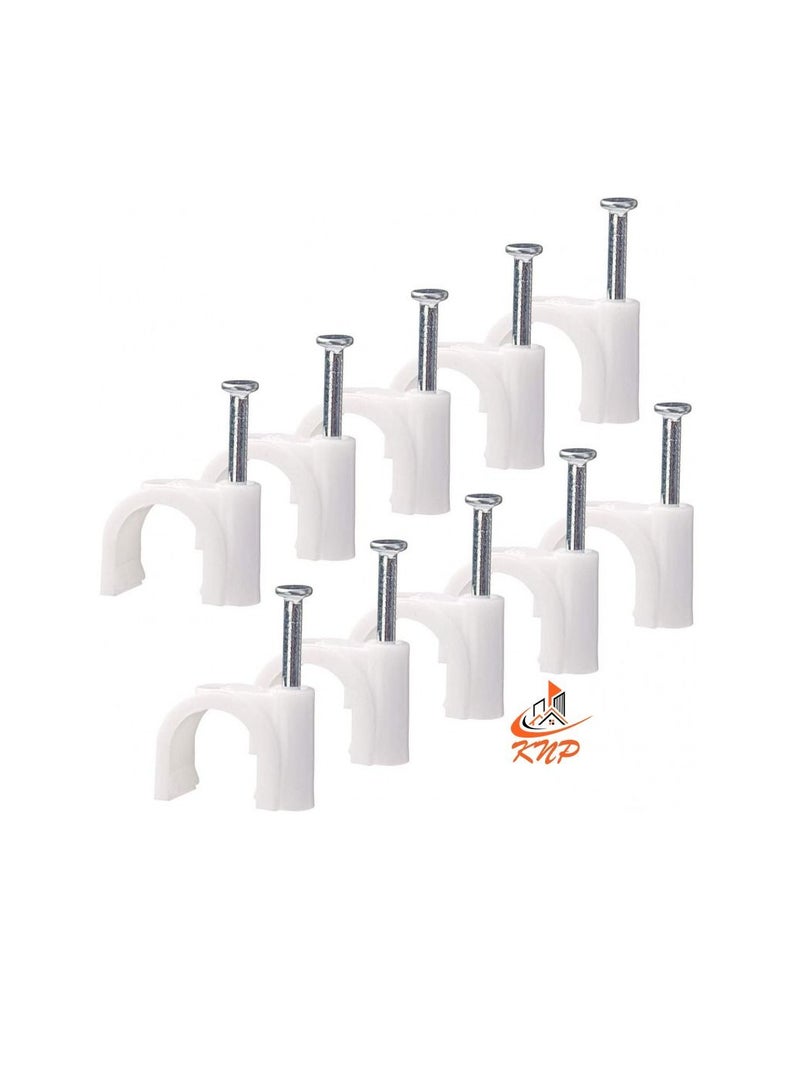 KNP Plastic Cable Wire Clip 6mm - 100pcs - Image 3