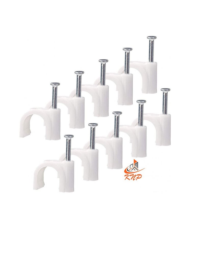 KNP Plastic Cable Wire Clip 6mm - 100pcs - Image 2
