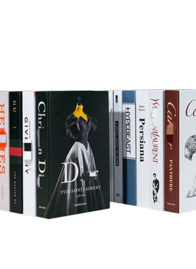 ماركة غير محددة - كتاب ديكور خالي من الورق زينة للمكتب وغرفة المعيشة ولمعارض أشكال ومقاسات مختلفة - Image 1