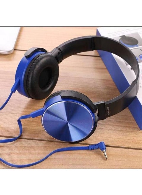 Headset Headset Subwoofer Computer Mobile Phone Headset Android Apple For Wireless Headset Other-Color:Package 1-blue With Wheat Version