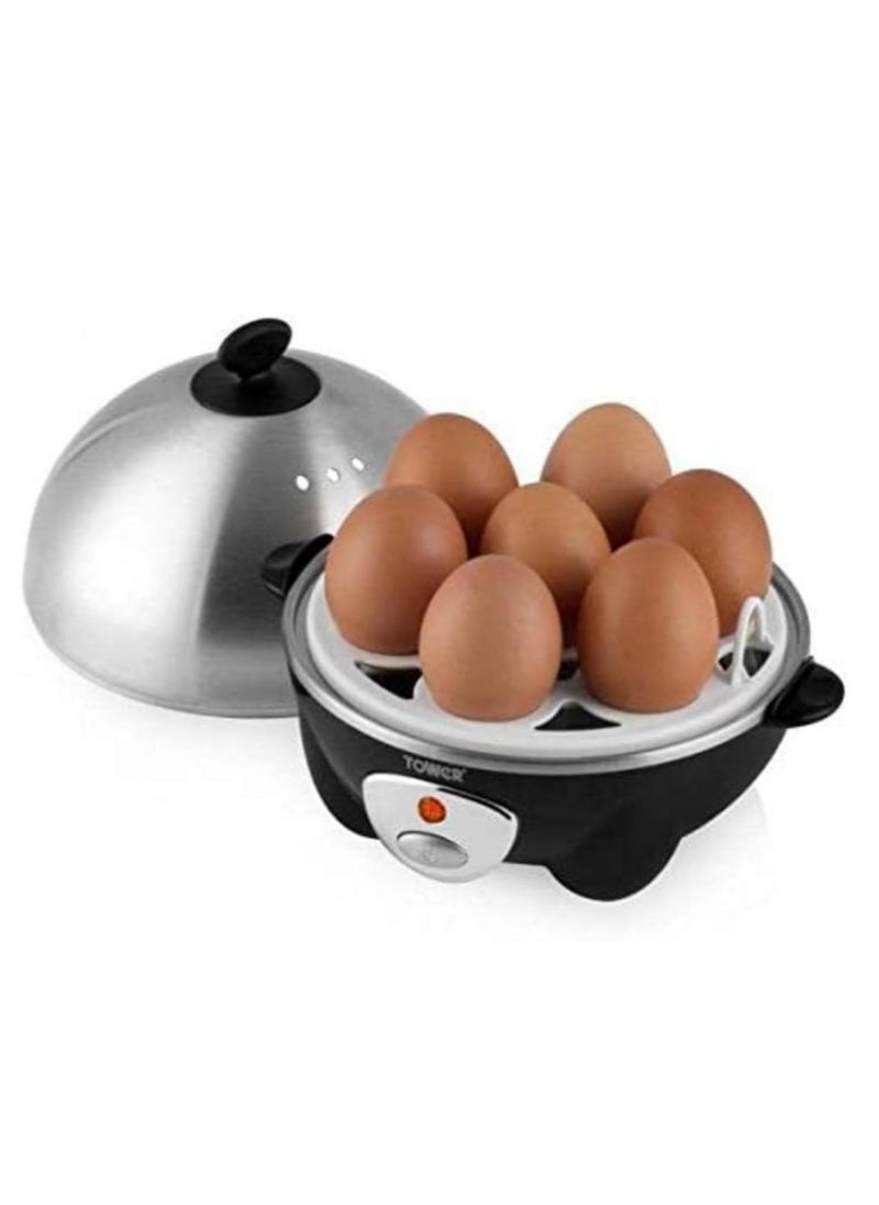 Generic 7 Slot Stainless Steel Egg Boiler – Perfect for Snacks, Tiffin, and Breakfast – Easy-to-Use Egg Cooker for Hard, Medium, or Soft Boiled Eggs  - Image 1